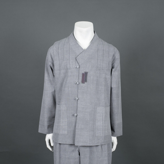 부국사임당 남성 면 선염 슬라브 내림깃 바지 저고리 생활한복(개량한복)