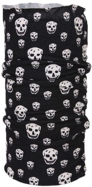 주온 소프트 멀티워머 넥워머 멀티스카프, 해골