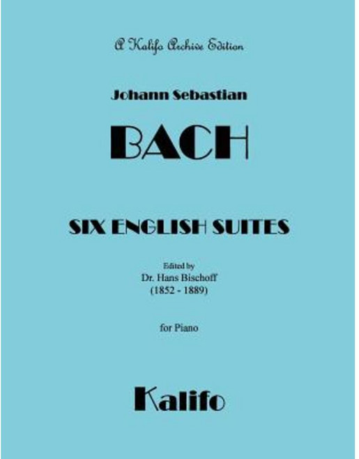 Six English Suites Paperback, Createspace Independent Publishing Platform