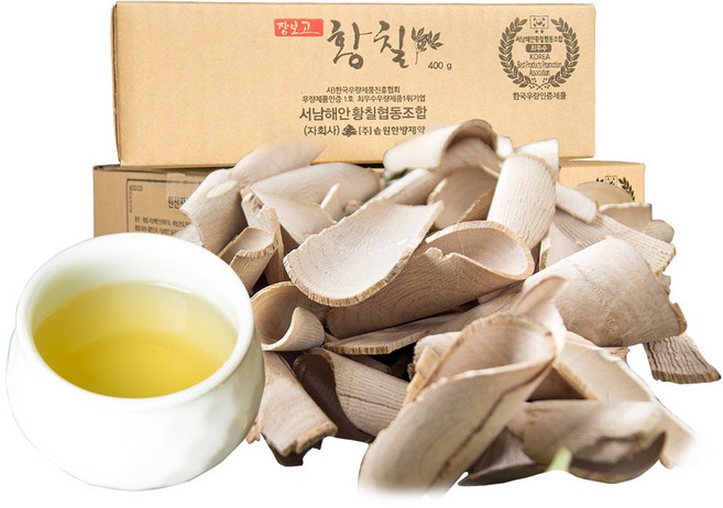장보고황칠 건재 슬라이스, 400g, 1박스