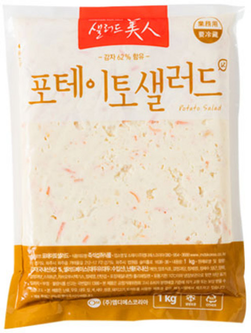 샐러드미인 포테이토샐러드(감자샐러드) 1kg, 1개
