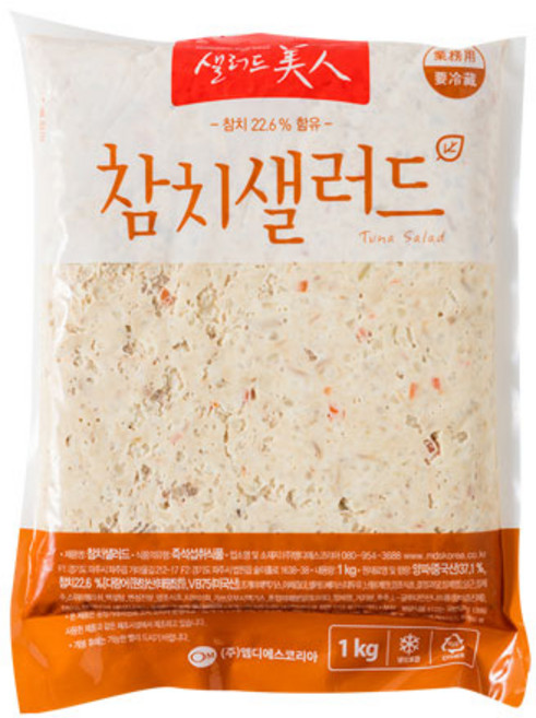 샐러드 미인 참치 샐러드1kg, 1개, 1kg