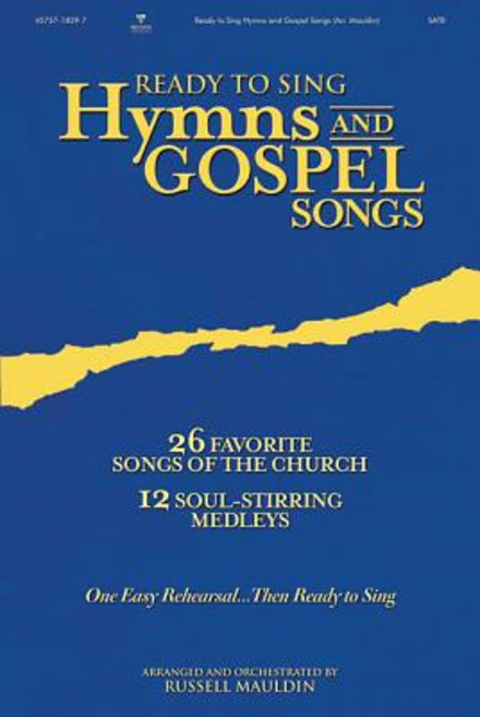 Ready to Sing Hymns and Gospel Songs Book - Satb Paperback, Brentwood Choral