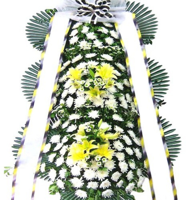 77플라워 근조화환 3단화환 장례식장 조화 상가집꽃 추모 전국꽃배달 화환