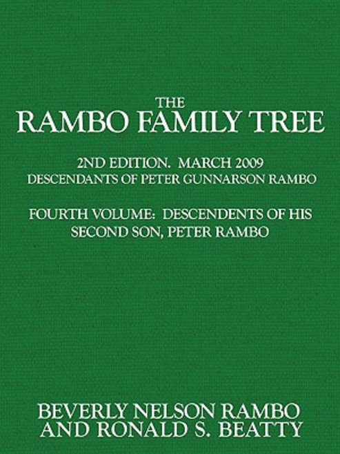 Rambo Family Tree Volume 4 Paperback, Authorhouse