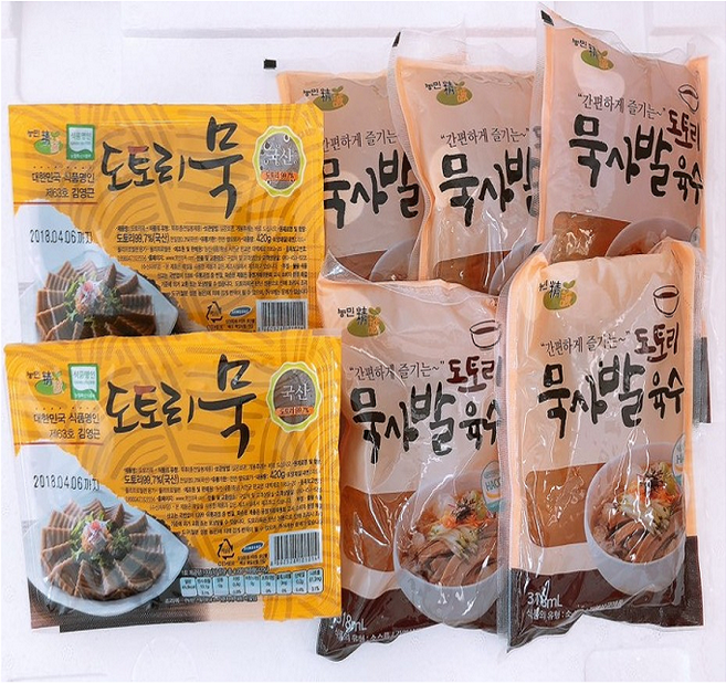 도토리 묵사발세트 ( 도토리묵 2개 육수5봉), 420g