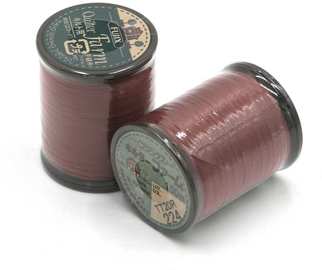 일본후직스 퀼터팜 핸드퀼팅실 150m 전체색상 모음집 실, 224, 1개