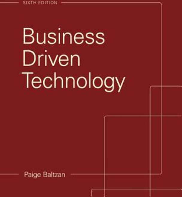 Business Driven Technology Hardcover, McGraw-Hill Education