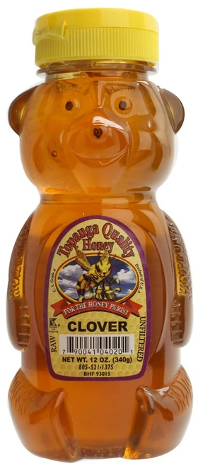 토팡가퀼리티허니 클로버 베어 스퀴즈 보틀, 340g, 1개 - 쿠팡