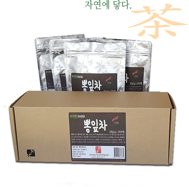 아이앤티 뽕잎차 100티백 국산 100%, 1g, 100개입