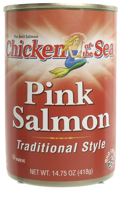 치킨오브더씨 핑크 새먼 트레디션 스타일, 418g, 1개