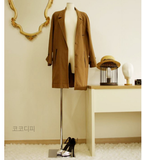 코코디피 토르소 허벅지 논노 상반신 드레이핑 가봉마네킹 전신 여자 옷가게 옷걸이 마네킹, 55사이즈 + 기본 흰색 원단  + 사각쇠발판, 1개