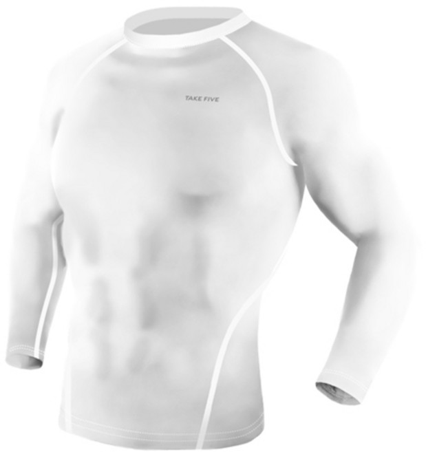 테이크파이브 남성용 뉴 언더레이어 크루넥 긴팔 상의