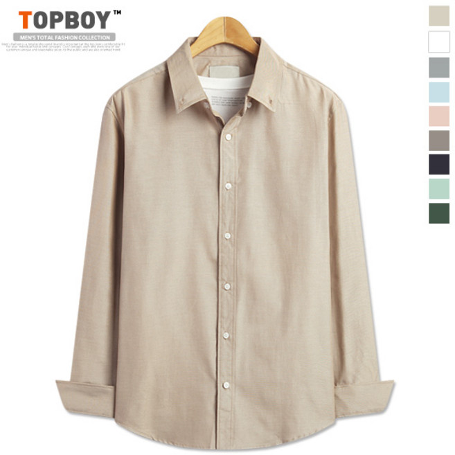 탑보이 옥스포드 베이직 긴팔셔츠 (SCC4214PT)