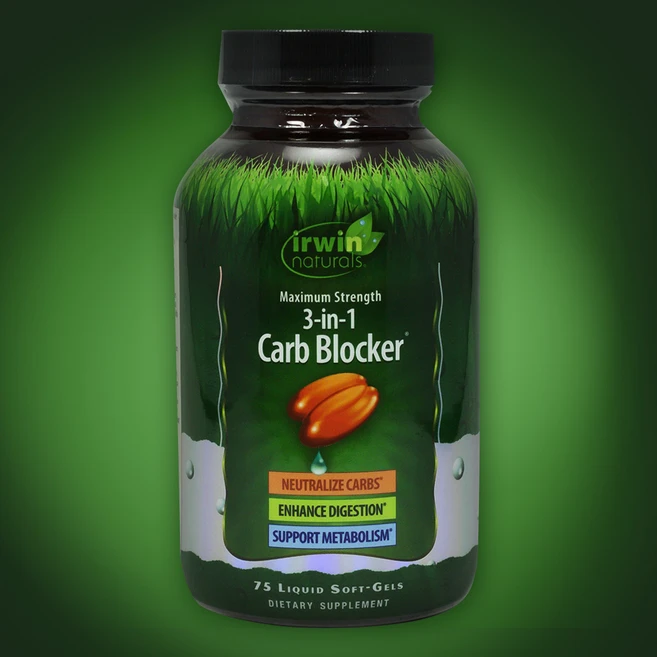 Irwin Naturals 3in1 카브블로커 흰강낭콩, 1개, 75정 - 쿠팡