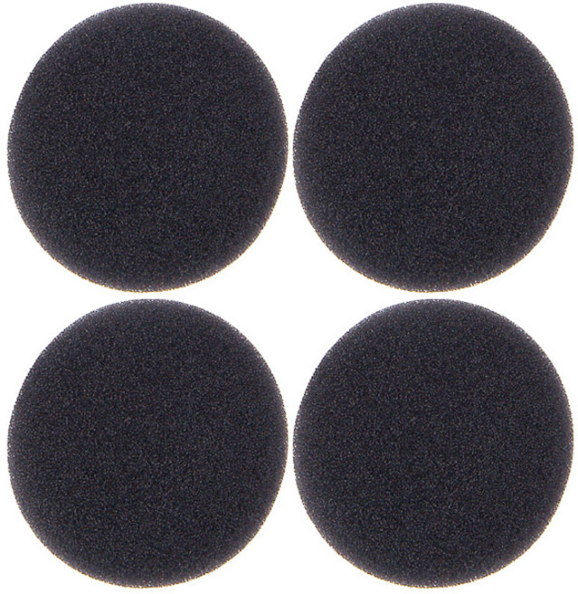 이어패드 4cm 스펀지 2쌍 블랙 헤드폰 헤드셋 교체 쿠션 솜 이어팁 커버
