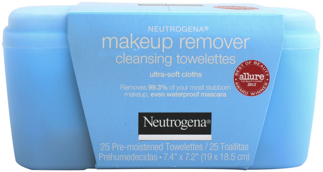 Neutrogena 메이크업 리무버 클렌징 타월렛 울트라-소프트, 1개