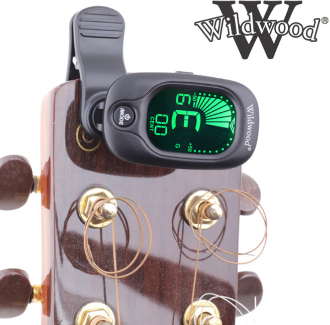 와일드우드 클립 튜너, WWT-2046, 혼합색상, 1개