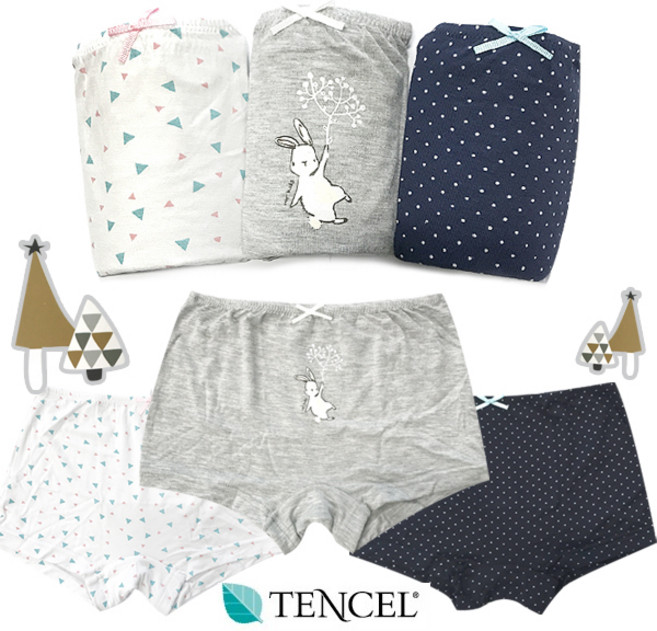 제이코튼 편하고 위생적인 순면스판아동팬티3매세트