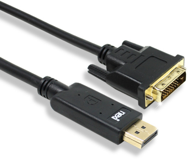 넥시 DP to DVI 케이블 3m 디스플레이포트