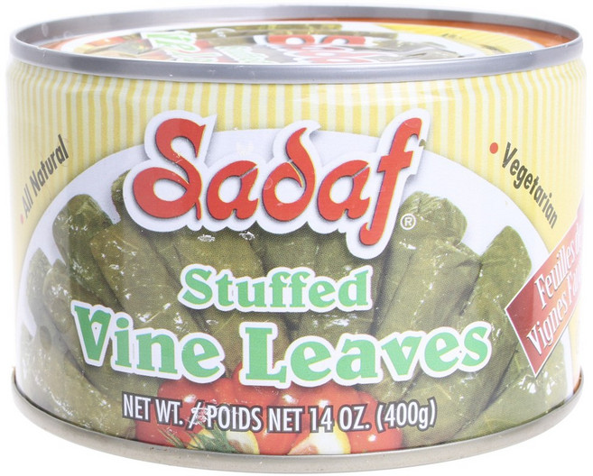 Sadaf 스터프드 바인 잎 통조림, 400g, 1개