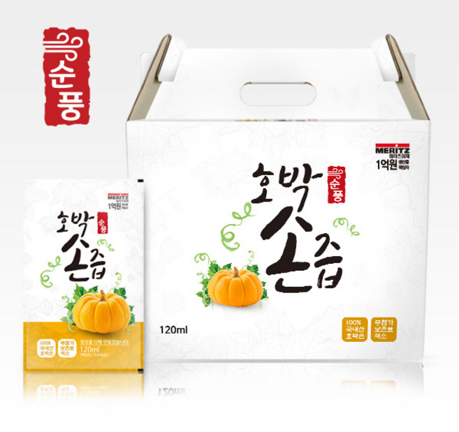 임산부 호박손즙 달인물 120ml 30포(25년 05월 25일이후 제조) 임산부차, 30개