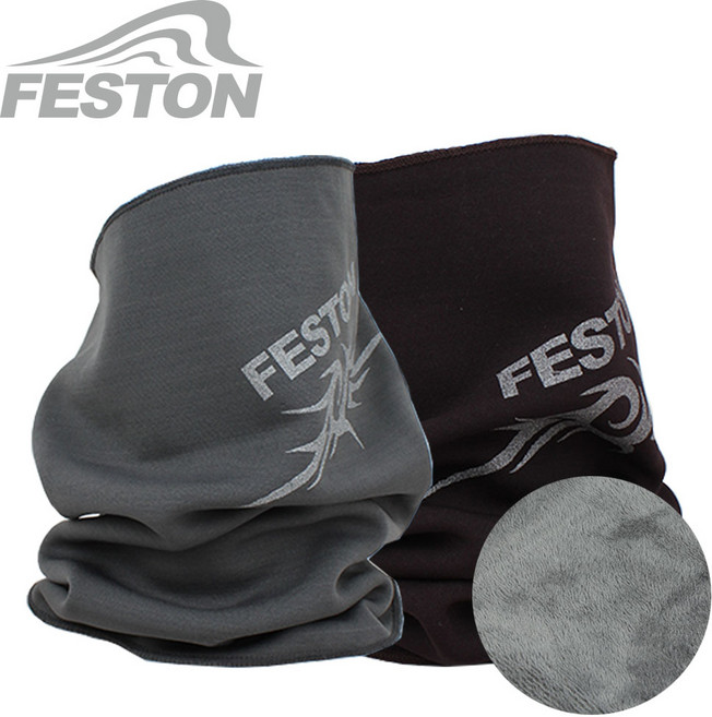 패스톤 기모넥워머 목토시 워머 방한 등산 자전거, 브라운