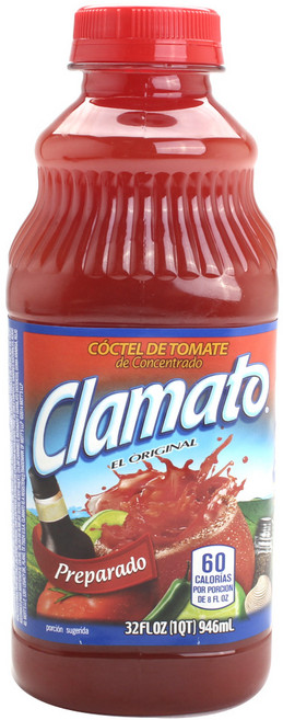Clamato 토마토 칵테일 프리파라도, 1개, 946ml