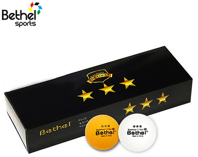 에버라스트 3성 탁구공 화이트, 12개입, 1개, 흰색