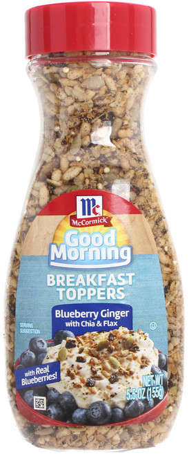 맥코믹 굿모닝 브렉퍼스트 토퍼 블루베리 진저 치아 앤 플랙스, 155g, 1개