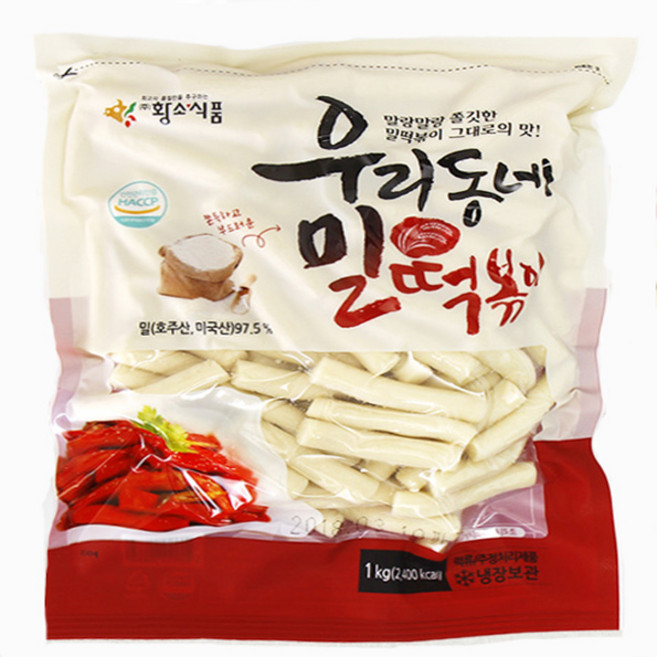 황소식품 우리동네 밀떡볶이, 1개, 1kg