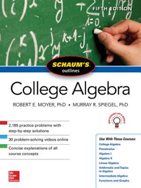(영문도서) Schaum's Outline of College Algebra Fifth Edition Paperback, McGraw-Hill Education