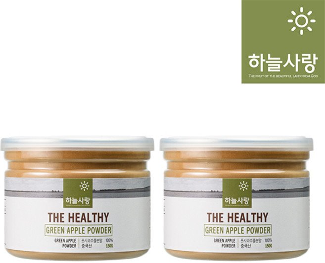 하늘사랑 10배 고농축 풋사과 추출분말 가루 150g, 2개