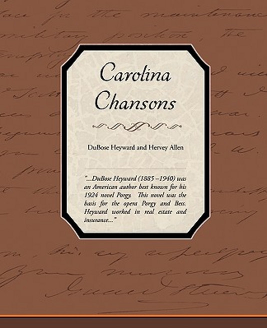 Carolina Chansons Paperback, Book Jungle