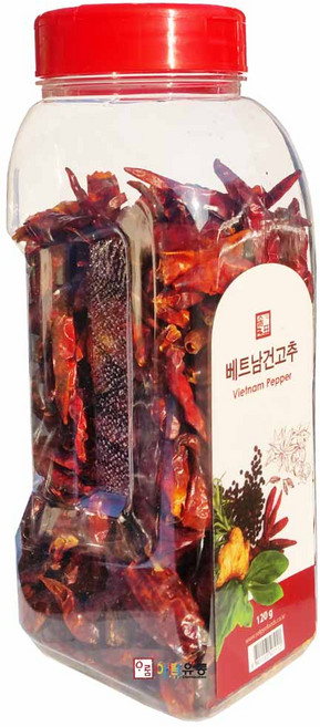 솔표 베트남 건고추(땡초) 120g X 5개
