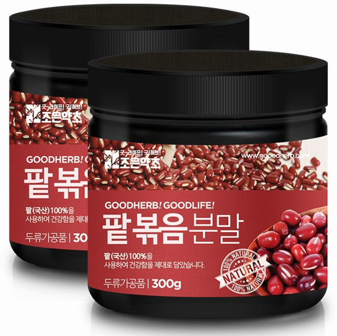 조은약초 프리미엄 볶은 팥 가루 300g, 2개
