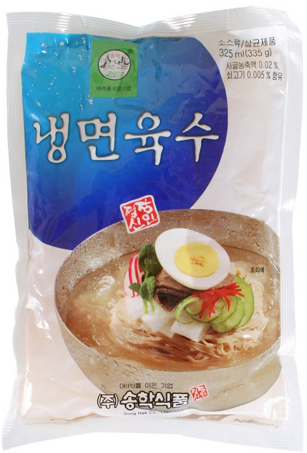 [송학식품] 냉면육수( 335g * 10개) / 사골맛, 1개