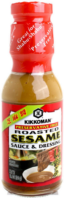 Kikkoman 로스티드 세서미 소스 앤 드레싱, 323g, 1개