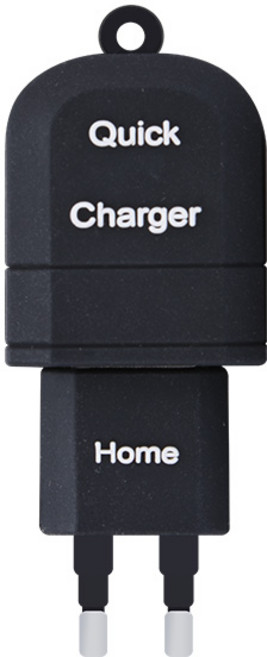 칼론 돼지코어댑터 캐릭터 USB 메모리 블랙, 32GB