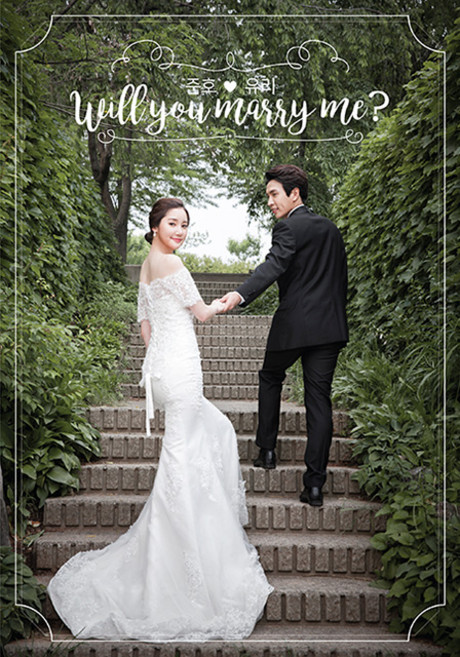 애니데이파티 (에비뉴 포토-세로형) 프로포즈현수막 결혼 웨딩 촛불 이벤트용품