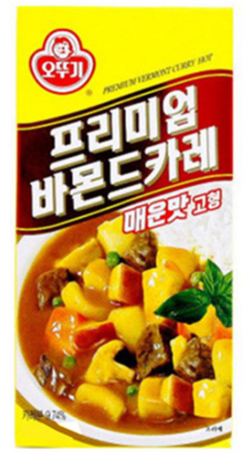 오뚜기 프리미엄 바몬드 고형 카레 매운맛, 1개, 200g