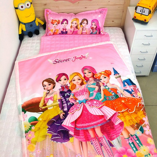 코알라컴퍼니 시크릿쥬쥬 헬로카봇 콩순이 로보카폴리 시어서커 여름낮잠이불세트, 시크릿쥬쥬 사카리플 여름낮잠이불세트