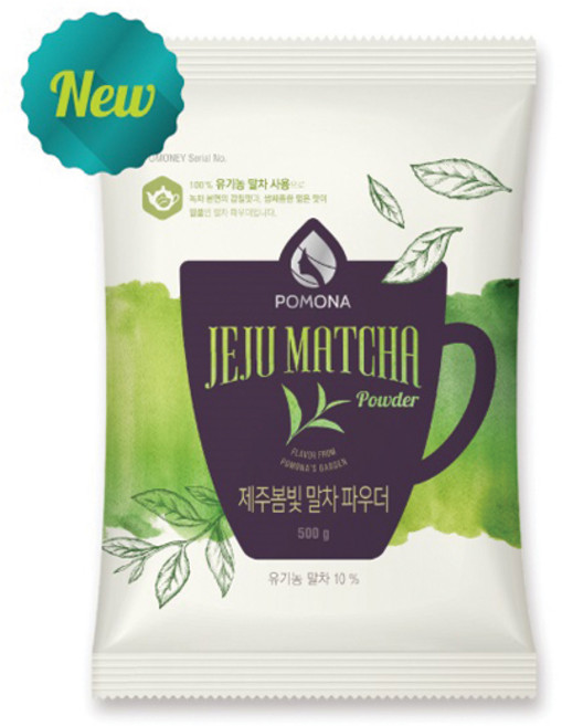 포모나 제주봄빛 말차 파우더, 500g, 1개입, 1개