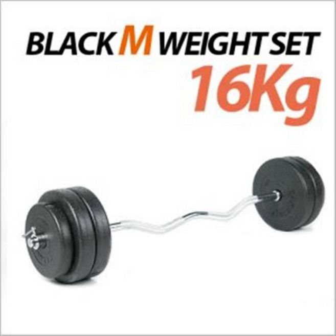 역기 덤벨 전용세트 19Kg 블랙M, 컬바