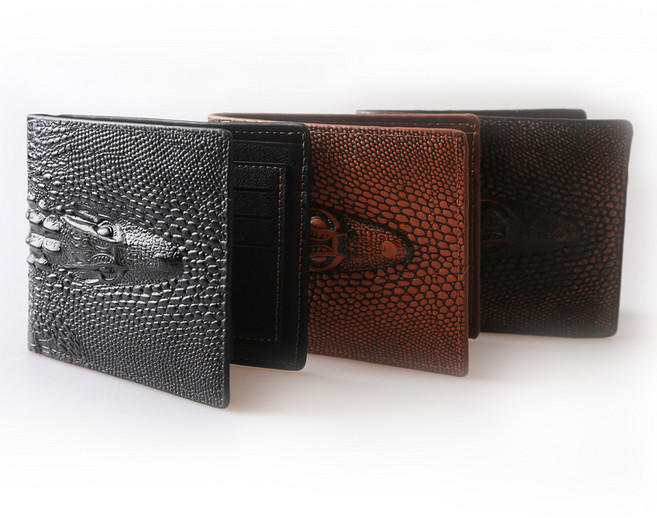 크리에잇투 악어엠보 남성단지갑