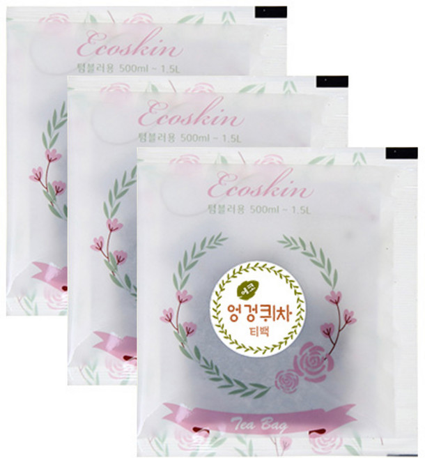 에코스킨 텀블러용 1L 대용량 티백 엉겅퀴차, 6g, 3개, 3개입