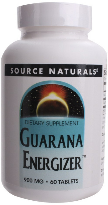 소스내츄럴스 구아라나 에너자이저 900mg 타블렛, 1개, 60정