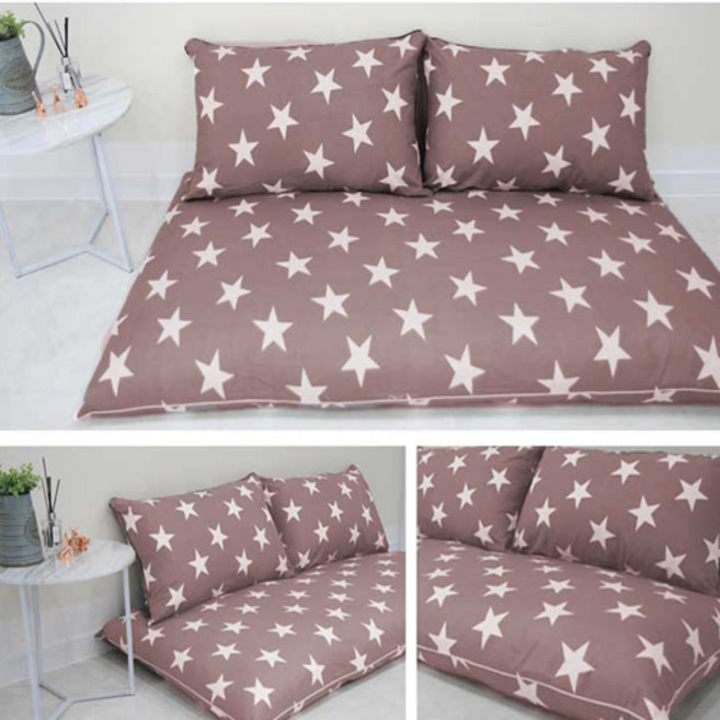 단잠 좌식소파-2인용(특대방석+대쿠션+솜포함), 빅스타(샌드)