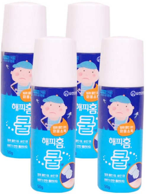 해피홈 쿨액 50g, 4개