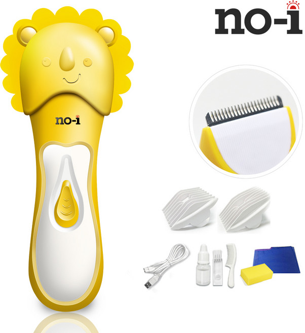 노이 IP7 방수이발기 유아이발기 ISY- 004 라이언 바리깡, 화이트블루, ISY-004+라이언